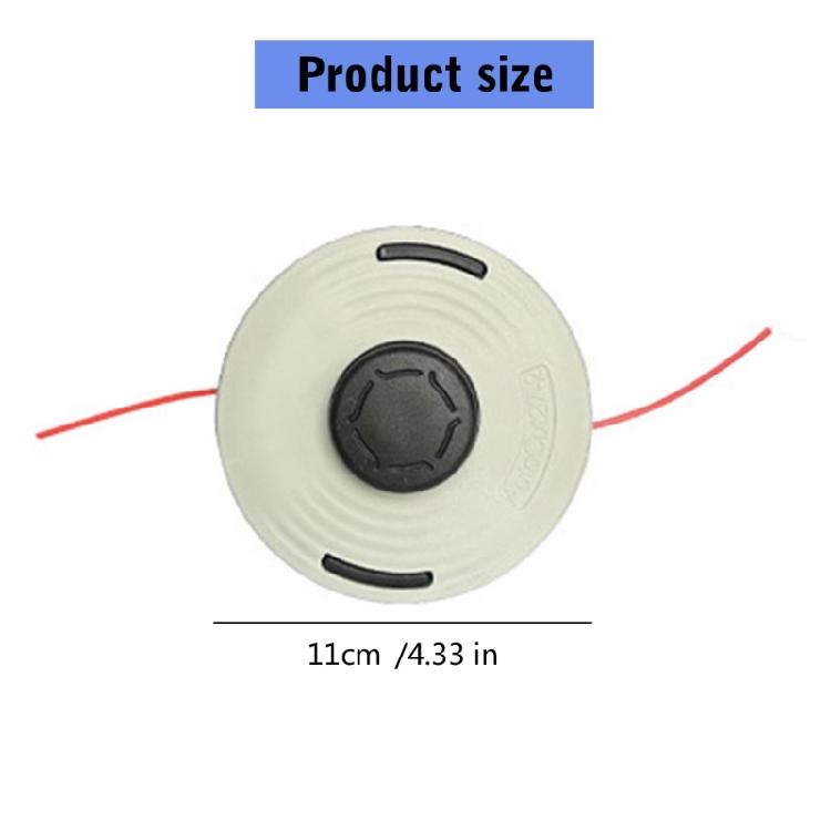 Durable 27 2 Trimmer Head Shock Resistant ABS Nylon Construction for Demanding Garden Tasks for FS91 FS94 FS130 FS111