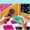Microphone Karaoke Singing Game Answer Cards Family Interactive Tabletop Game For Family Fun