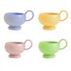 3Pcs/Set Miniature Coffee Cups, Glossy Alloy Cup Miniatures, 1:12 Scale Tiny Tea Cups for Doll Mansion Accessories DIY Crafts