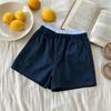 Trendy Girls' Color Block Quick Dry Shorts for Kids 6-12 - Loose Fit Summer Style