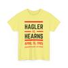 Hagler Hearns Fight T Shirt Boxing 1980s Leonard Duran Unisex Cotton Tee Shirt