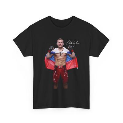2026 Verano UFC Petr Yan Lucha Gráfico Camiseta Mujer Deportes Algodón Manga Corta Holgada Ocio Fitness Camiseta Unisex