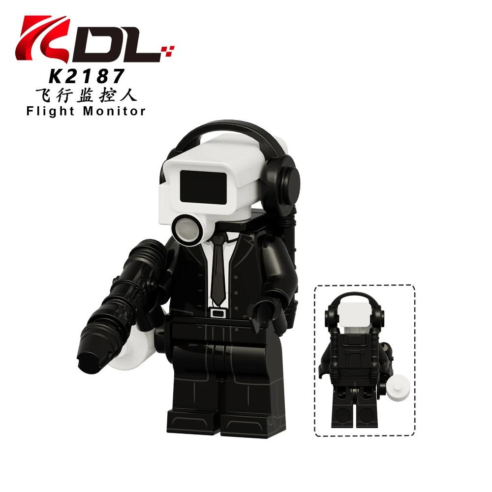 Skibidi Toilet MOC Abstract Robot Building Blocks Compatible With LEGO Monitor TV Man Delicate Figures Mini Model Bricks Toys