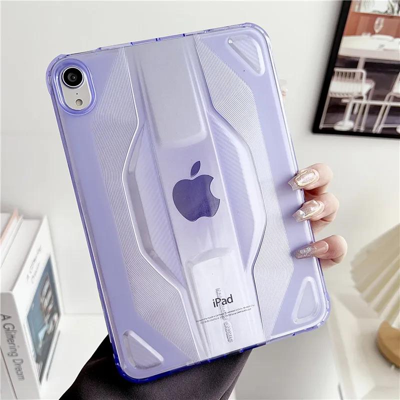 Étuis de Tablette Transparents pour Nouveau Ipad A16 Air M3 M2 Pro 11 M4 5 6 7 8 9 10 11ème Mini 7 6 5 4 A17 Pro 10,2 Pouces Coque Arrière