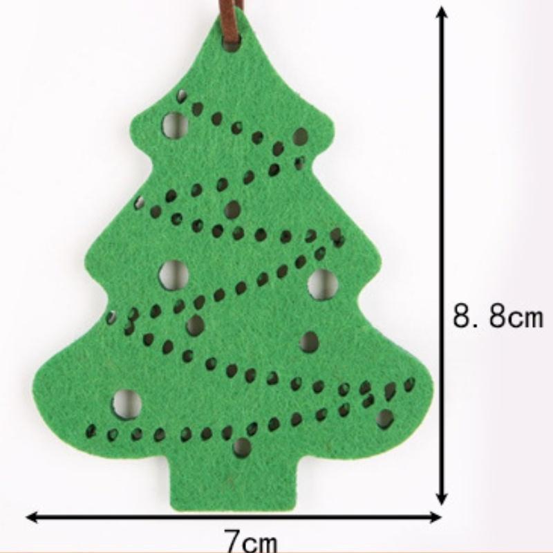 Neue Niedlichen Tier Cartoon Weihnachten Filz Anhänger Rentier Weihnachtsbaum Anhänger Party Navidad Dekorative Anhänger Urlaub Lieferungen