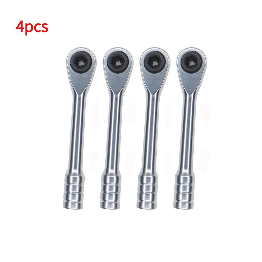 1/4 Inch Mini Ratchet Wrench 72-tooth Anticorrosion Bidirectional Wrench Magnetic Reversible Ratchet Wrench Automobile Tool