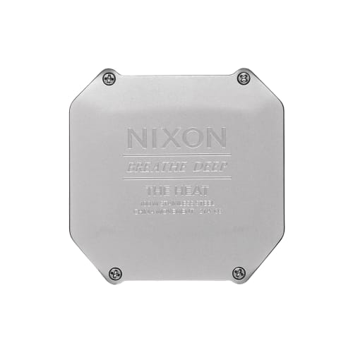 Nixon Heat Watch for Men and Women, Silver, A1320130-00 [Officially Imported]