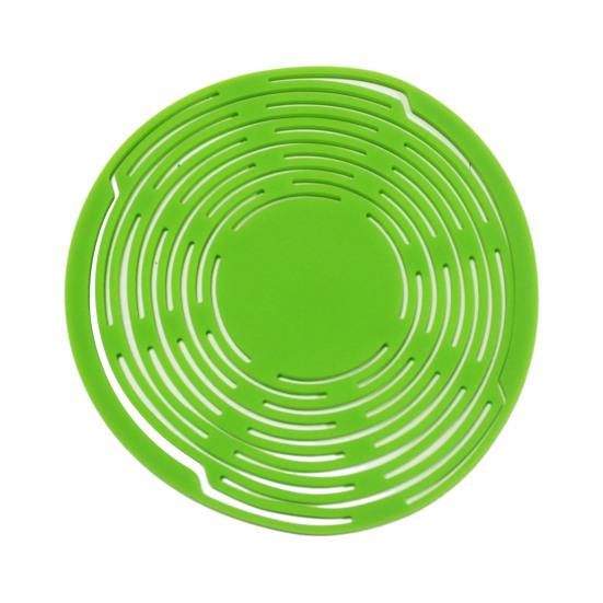 

Багатофункціональна сітчаста підставка під чашку Силіконовий тримач для винних пляшок Ручний сітчастий кошик Розширюваний тримач для напоїв для пляшок Фруктів Гарячих страв 1pc зелений