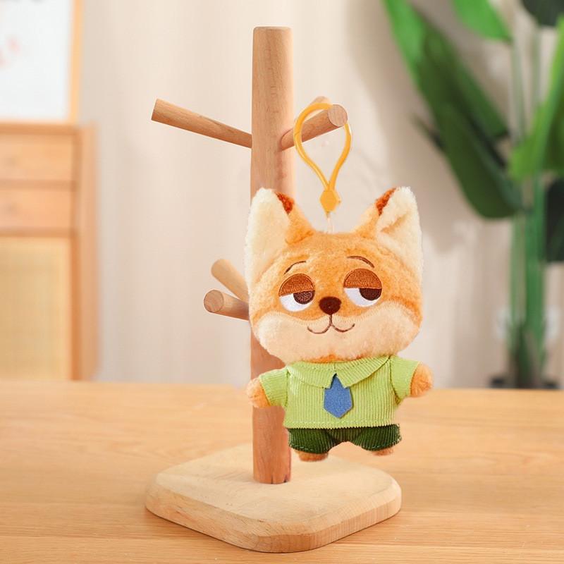 Animal Zootopia Sweet Plush Keychains Featuring Judy And Nick Perfect For Occasion Any