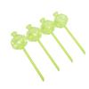 4PCS Self Watering Planter Inserts Transparent Plastic Automatic Plant Watering Globe for Gardening