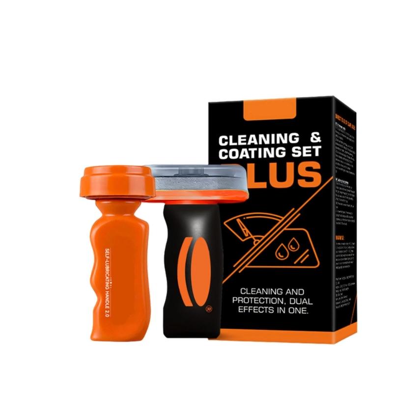 

Improved Auto Glass Cleaner And Hydrophobic Coating Set For Better View In Different Conditions