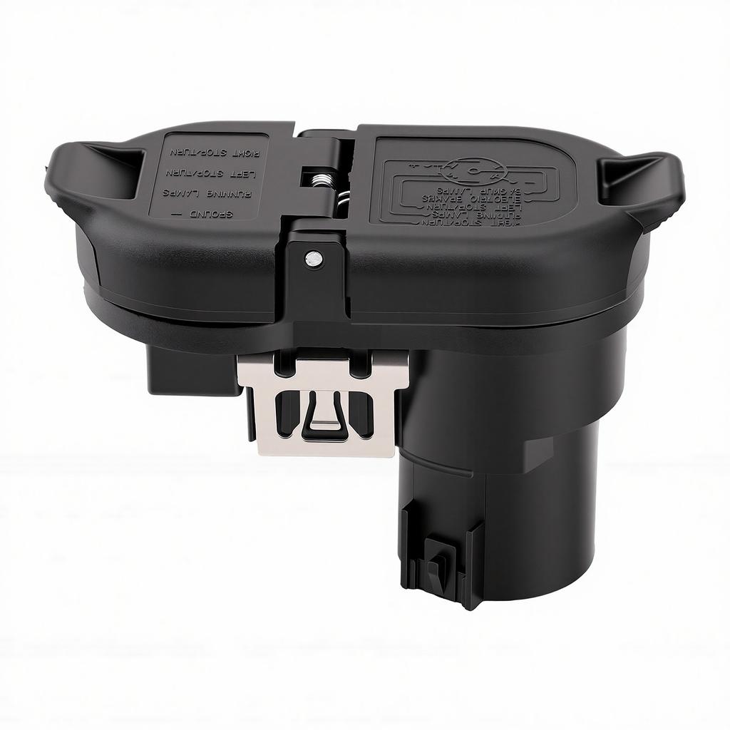 Trailer Brake Harness Towing 7 Pin Round 4 Pin Flat Plug Connector Replacement for Ford E 150 E 250 E 350 E 450 9U5Z