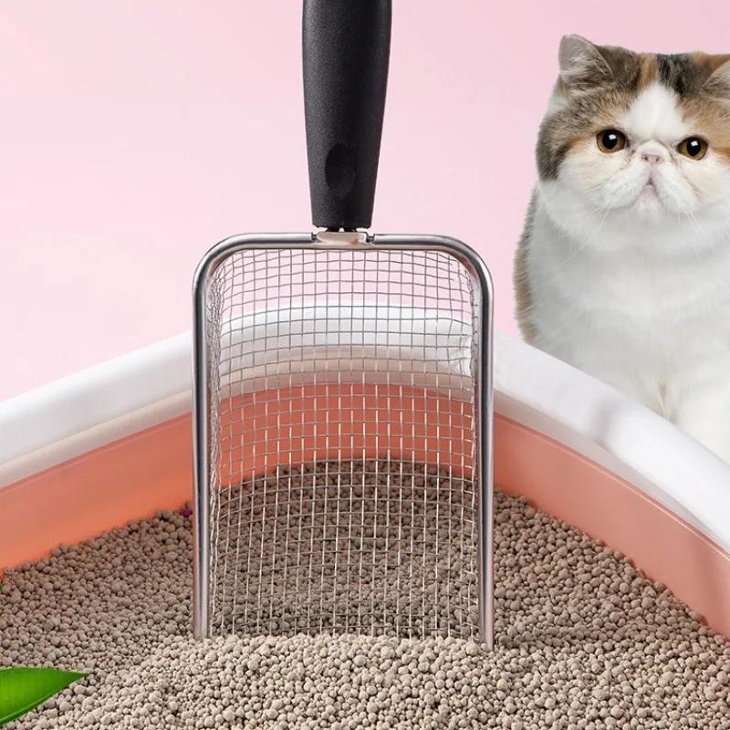 Cat Litter Scooper Pequenos Furos Pá Areia Furo Pendurado Bandeja De Areia Para Gatos De Estimação Pá De Praia Pá De Areia Para Gatos Suprimentos De Limpeza Para Gatos