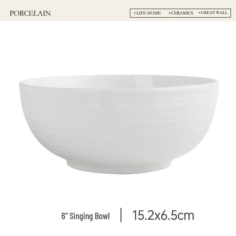 Ins Style Ceramic Embossed Noodle Soup Bowl Set