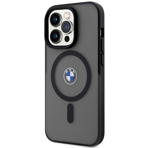 BMW BMHMP15LDSLK iPhone 15 Pro 6.1" black/black hardcase IML Signature MagSafe