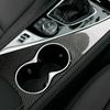 Carbon Fiber Style Cup Holder Panel Trim Sticker for Infiniti Q50 2014-2019 Interior