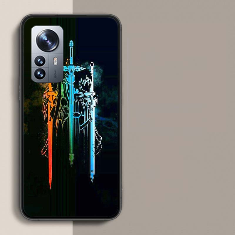 Sword Art Online SAO Anime Phone Case For Xiaomi 15 Poco X7 X6 F7 14 Ultra Mi F6 F5 F4 F3 X5 X4 X3 M6 Pro M5 M5S M3 Capa Coque