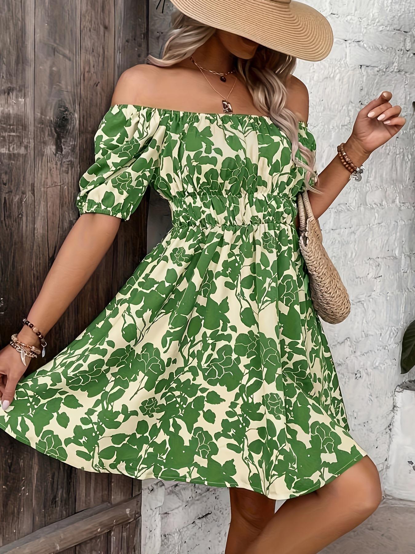 

Жіноча літня сукня без бретелей з короткими рукавами та синьо-білим квітковим принтом для пляжного відпочинку 3XL