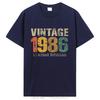Funny Vintage 1986 T Shirts Summer Style Graphic Cotton tshirt Streetwear Birthday Gifts T-shirt Clothing Oversized