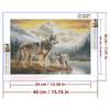 5d DIY Diamond Painting Cross Stitch Animal Wolf Diamond Embroidery Mosaic Full Round Drill Home Decor
