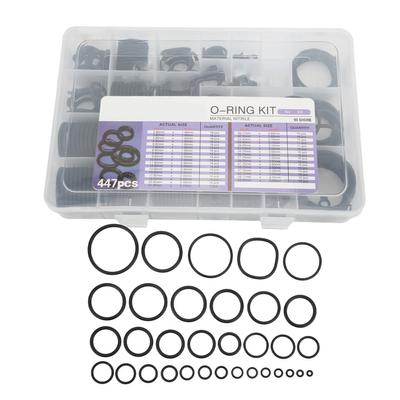 447 Pieces Car Air Conditioning Sealing O Ring Kit Assortment Rubber Replacement for SH Excavator