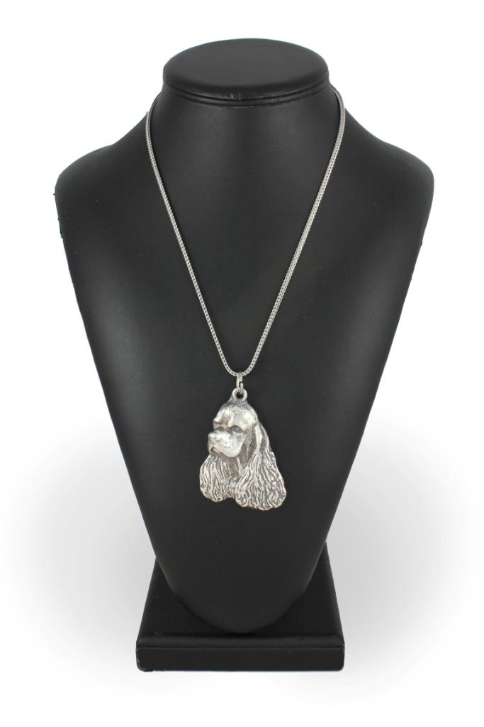 Clumber Spaniel – Necklace with a dog, dog pendant on a silver chain | Art-Dog