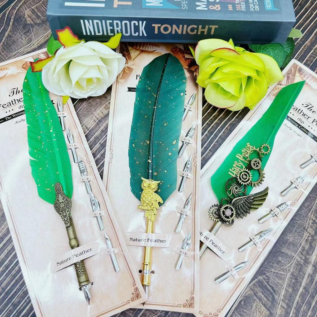 Creative Retro Quill, Supply Direct Sales Retro Replaceable Quill Dipped In Water