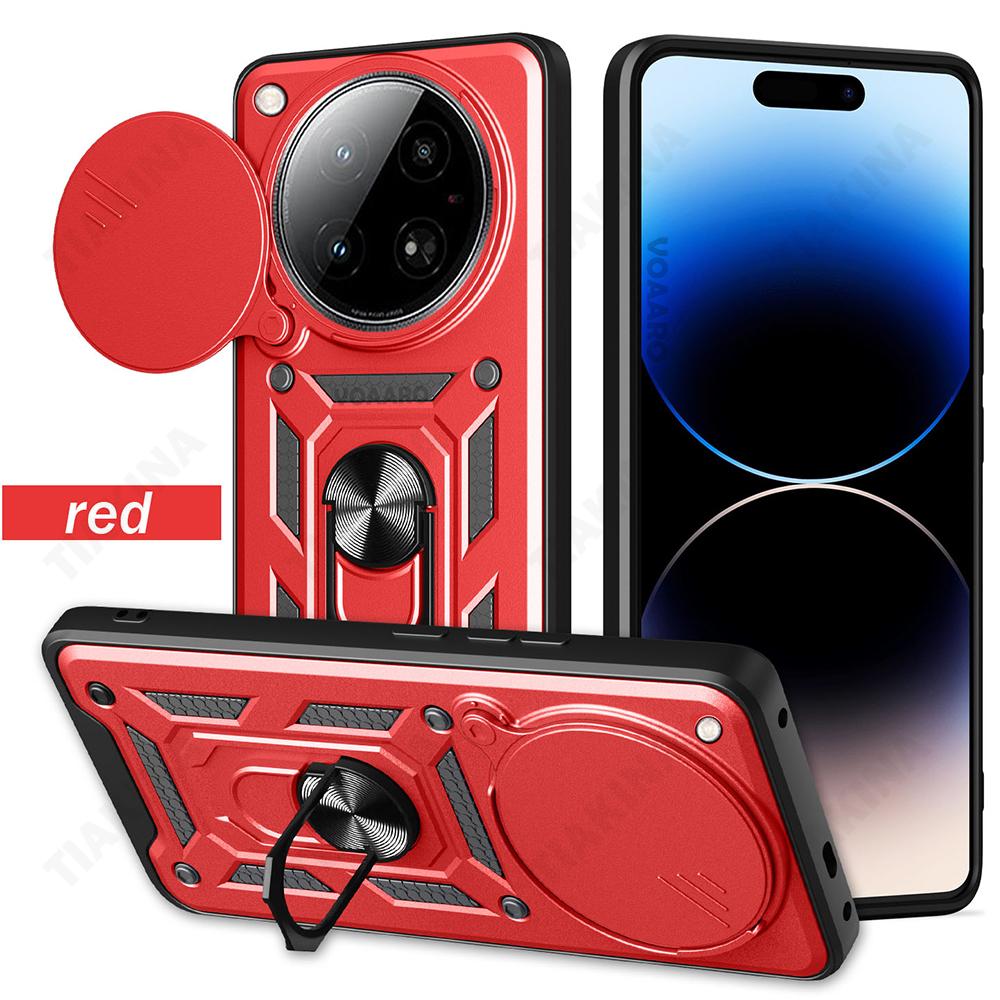 Slide Lens Armor Funda for Infinix Zero 40 5G Case Magnetic Rotate Ring Stand Holder Cover for Infinix Zero 40 4G Case Back Capa