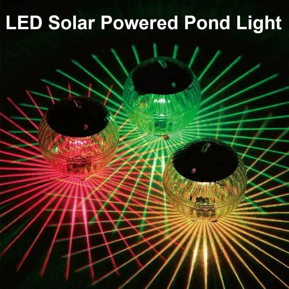 Solar Powered Solar Floating Pond Light LED Outdoor Night Lights Swimming Pool