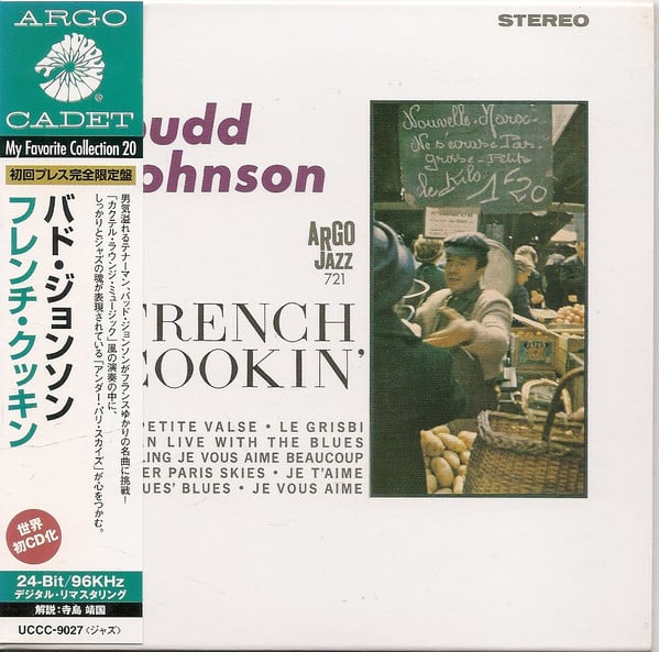 

CD BUDD JOHNSON - French Cookin UCCC9027PROMO Argo 2002 Japan Jazz Used
