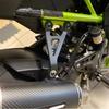 Motorcycle Accessories Aluminum Exhaust Hanger For Kawasaki Z900 ZR900 SE 2019-2024