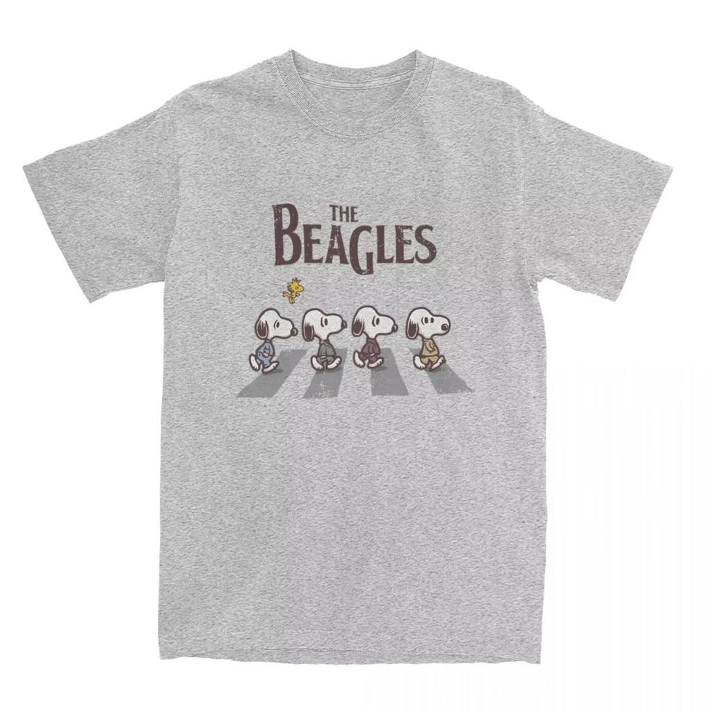 Summer Fashion Peanuts Snoopy The Beagles T Shirt Men Women Cotton Comic Woodstock Tee Shirt Birthday Present Tops