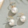 Round Earrings Earrings Ring Set French Classic Simple Premium Earrings Personalized Trend Versatile