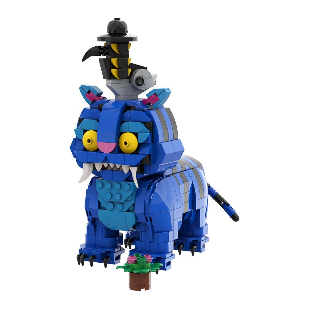 Gobricks Moc K-Pop Demon Hunters Lion Crow Bricks Model K-Pop Demon Hunters Rumi Sussie Demonic Magpie Building Blocks Toys Gift