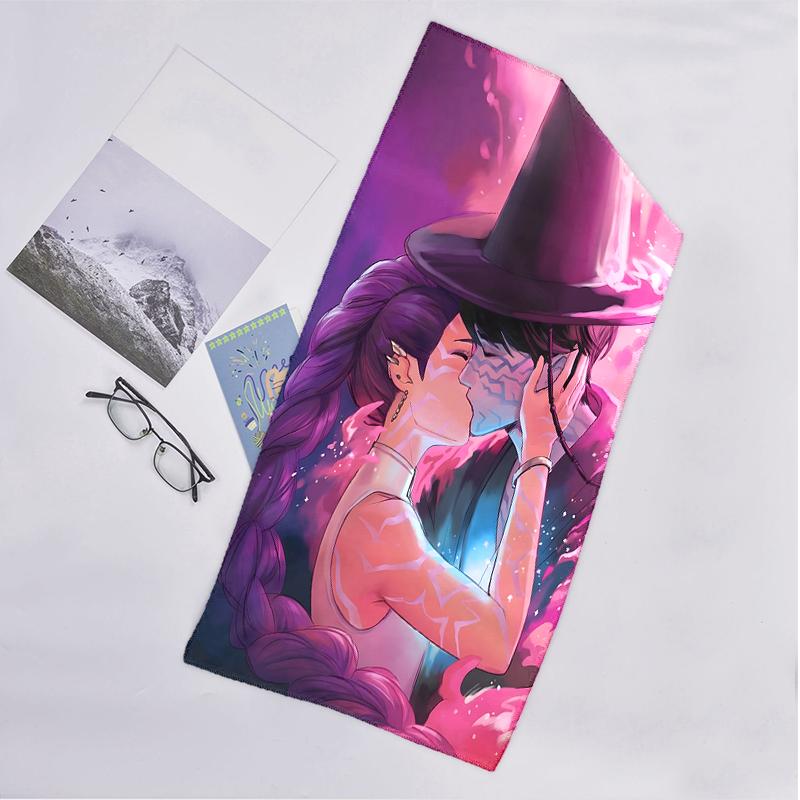 Kpop Hunter Fashion Beach Towel: Ideal for Summer Adventures Soft, Absorbent and Quick Drying Suitable for Swimming and Bathing