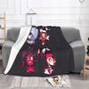 Loona Collage Helluva Boss Anime Blankets Soft Warm Flannel Throw Blanket Cover for Bed Living Room Picnic Travel Home Sofa