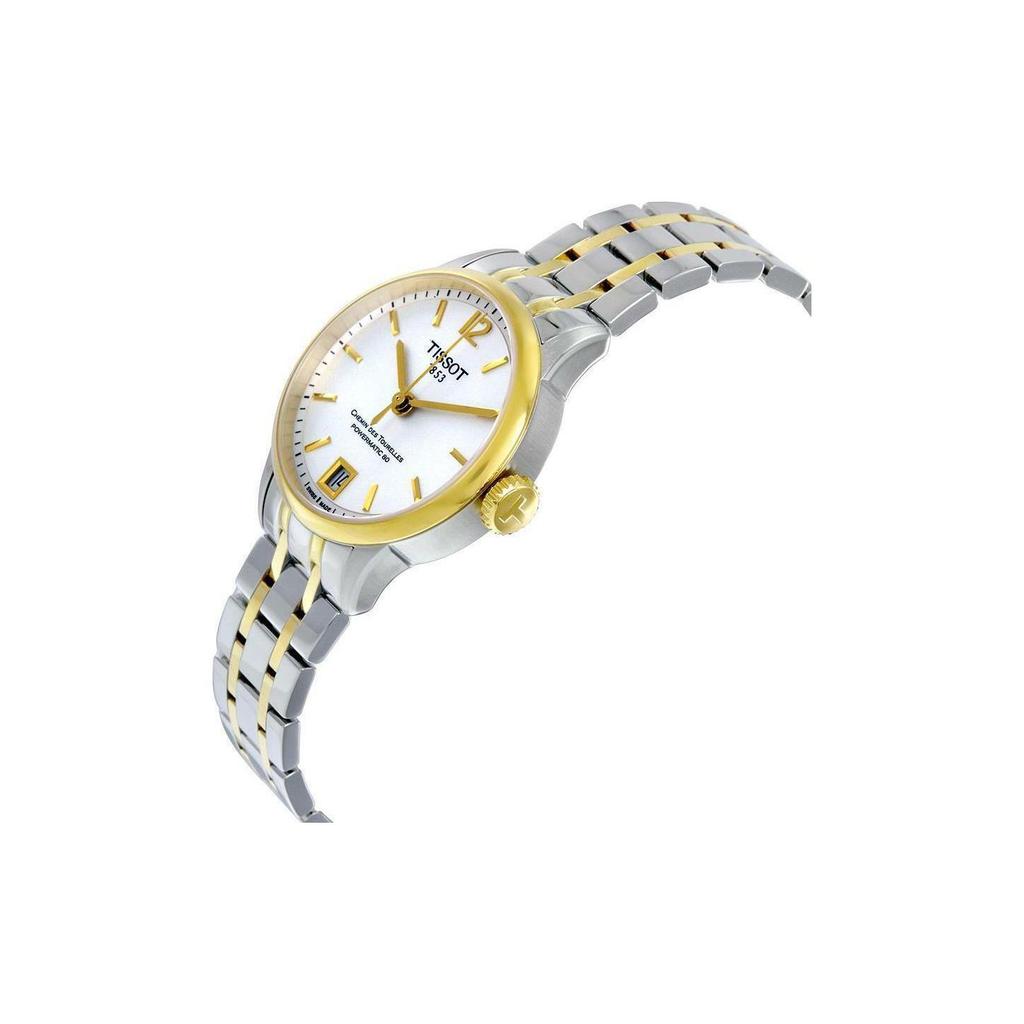 Tissot Tourelles Kollektion Automatik Mechanisches Uhrwerk Damenuhr 32mm Weißes Zifferblatt T099.207.22.037.00