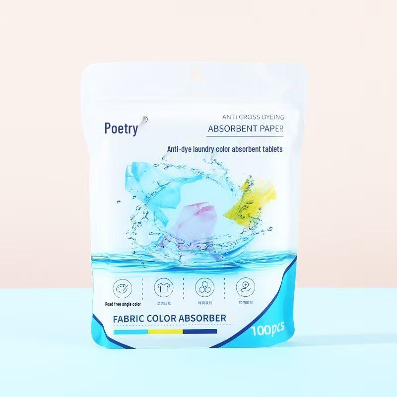 

Салфетки для стирки, впитывающие цвет и предотвращающие линьку: Предотвратите перенос красителя при стирке с помощью листов-разделителей цвета.