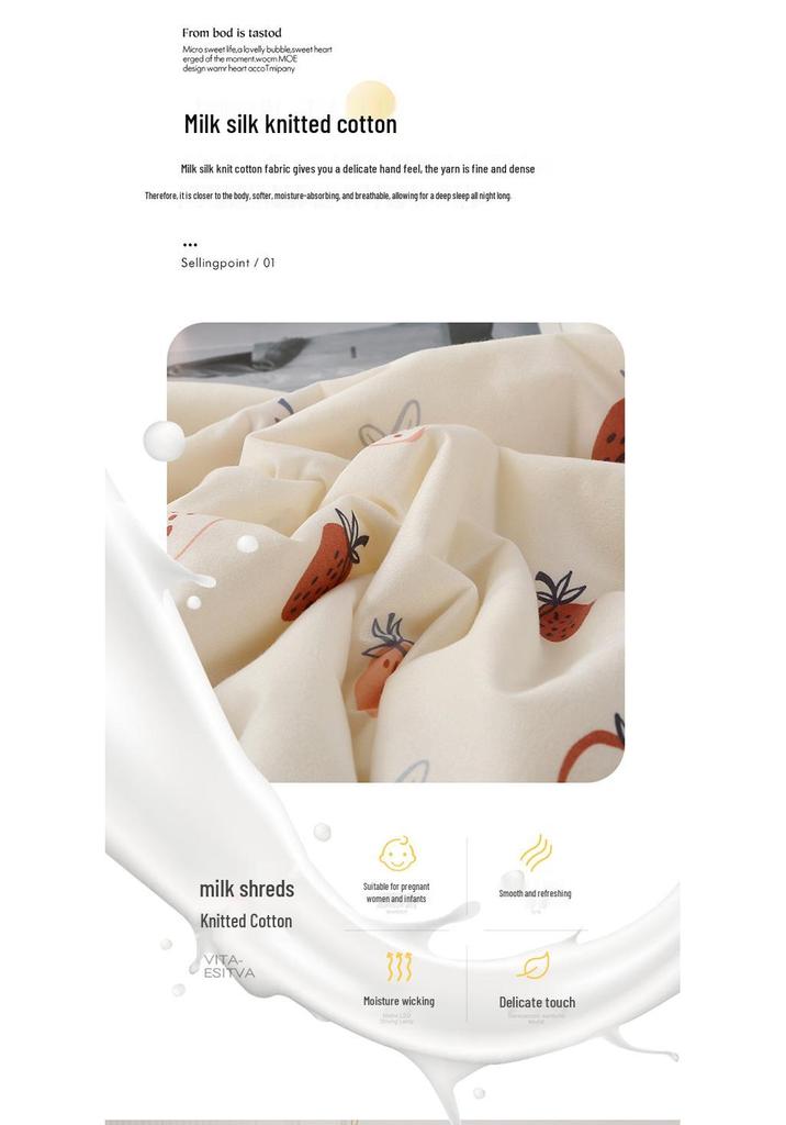 Class A Mother & Baby Knitted Cotton Soybean Summer Quilt - Cool, Washable, and Soft
