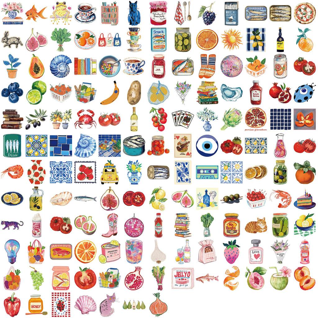 150-Piece Aesthetic Combo Cartoon Stickers - DIY Decorative Decals for Phone Cases, Water Bottles & Notebooks