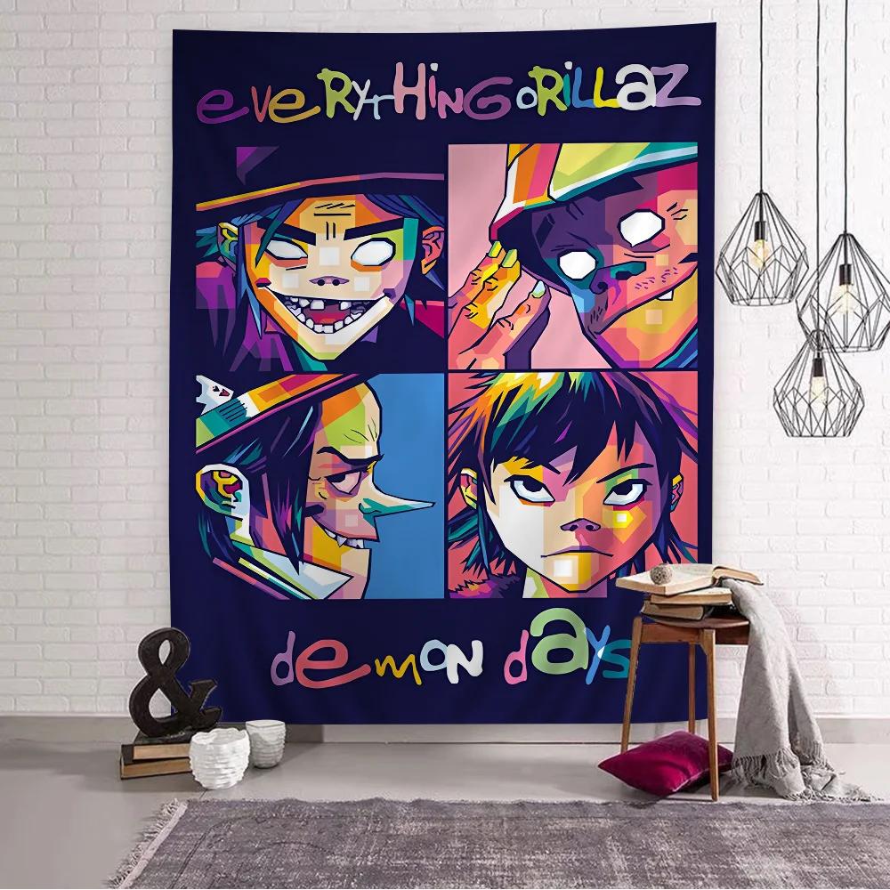VIKAMA Vintage HighQuality Anime Decorative Tapestry Tarot Hippie Wall Hanging Dorm Room Living Room Bedroom Wall Art Tapestry