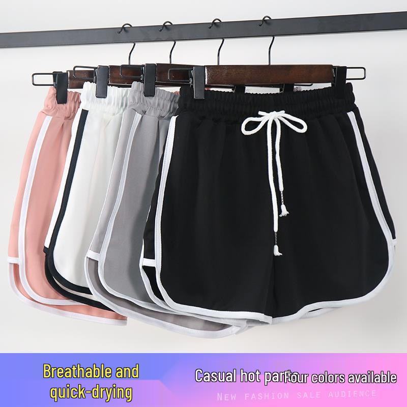 Plus Size Women’s Quick Dry Summer Running Shorts - High Waist, Loose, Trendy Wide-Leg for Yoga and Casual Wear