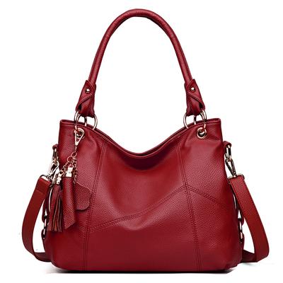 Top-handle Bags for Women Leather Handbags Designer Women Messenger Crossbody Shoulder Bags Retro Tote