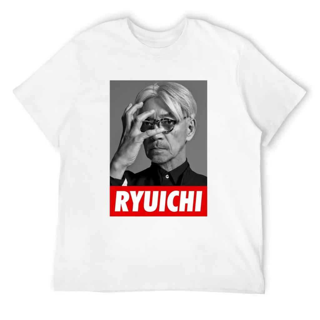 Men's Women T Shirt 2023 Rest In Peace Clothe Ryuichi Sakamoto Short Sleeve Tees NEO GEO RYUICHI SAKAMOTO Oversized Summer Tops