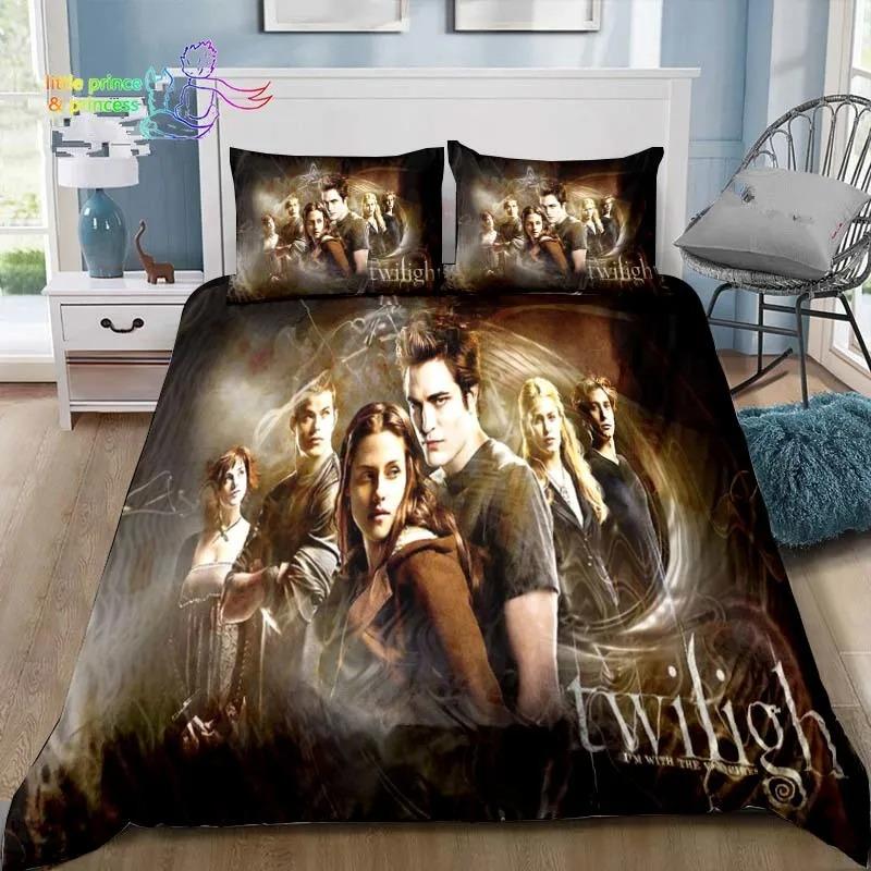 3D The Twilight Saga Hd Printed Comfortable Duvet Quilt Cover Pillowcase Bedding Set Children Bedroom Decoration Home Textile