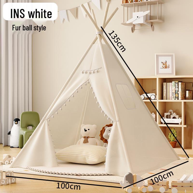 Kinder Indoor Zelt Spielhaus: Baby Spielzeug, Leseecke, Prinzessinnen Nachttisch Geschenk