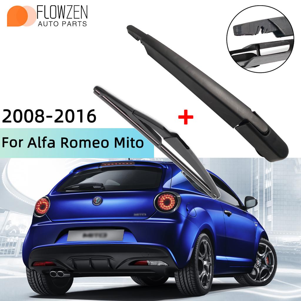Fits For Alfa Romeo Mito 2008--2016 Rear Windscreen Wiper Blade Wiper Arm Windscreen Windshield Wipers Brushes Cleaning Accesso
