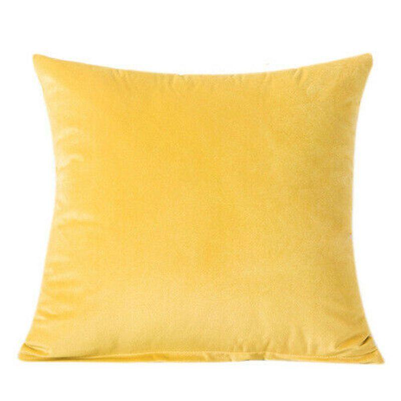 Luxurious 16" Velvet Cushion Cover Pillow Case With Invisible Zipper For Home Decor