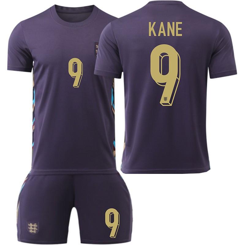 England Auswärtstrikot Nr. 9 10 7 Europapokal Fußballtrikot Erwachsene Kinder Atmungsaktiv Schnelltrocknend Set