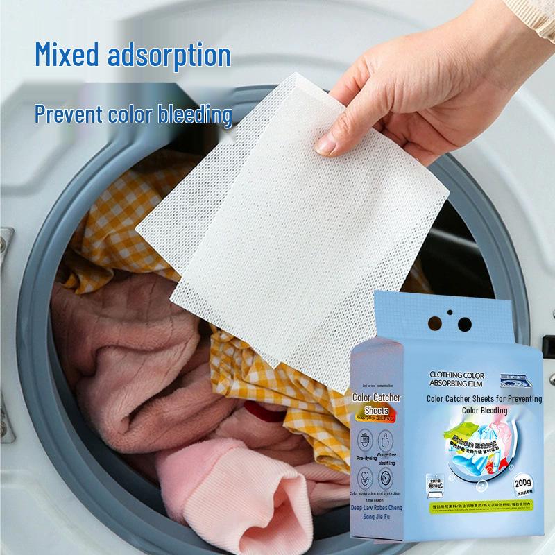 Absorpční ubrousky do praní – Proti skvrnám, proti pouštění barev a fixace barev pro oblečení